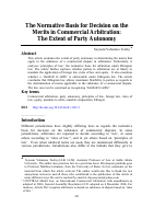 Commercial Arbitration party autonomy.pdf
